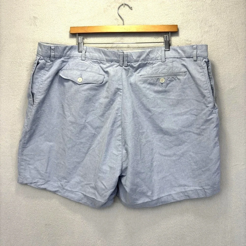 Vintage Y2K Polo Ralph Lauren Chino Shorts Mens 46 Blue Preppy Old Money Coastal